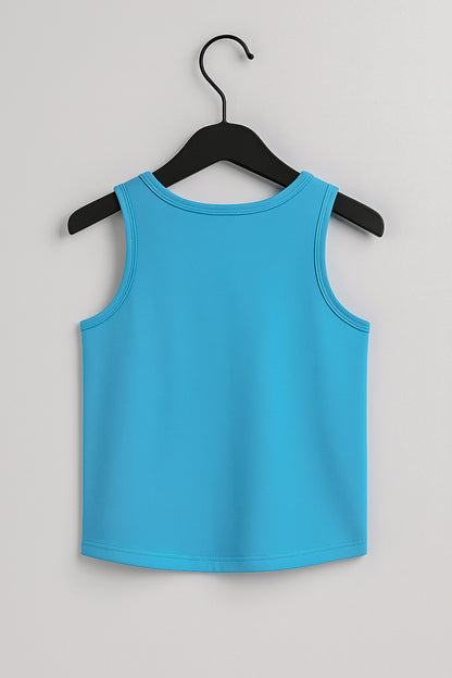 Kidaroo girl's solid pure cotton innerwear vest