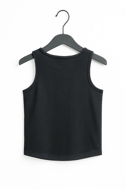 Kidaroo girl's solid pure cotton innerwear vest