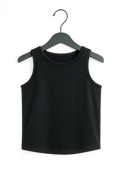 Kidaroo girl's solid pure cotton innerwear vest