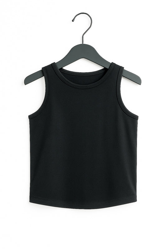 Kidaroo girl's solid pure cotton innerwear vest