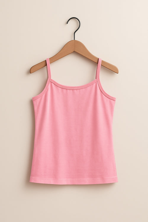 Kidaroo girl's solid pure cotton camisoles