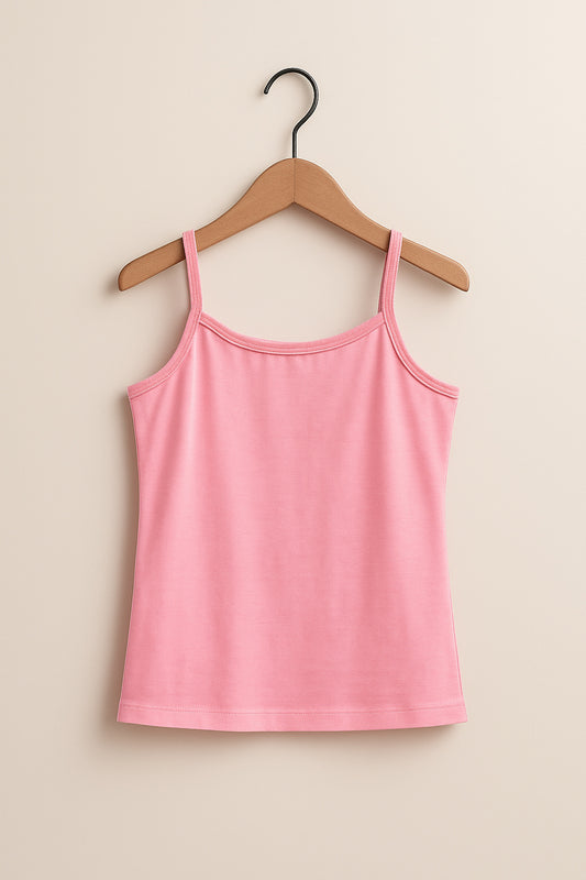 Kidaroo girl's solid pure cotton camisoles