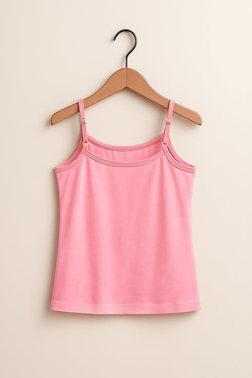 Kidaroo girl's solid pure cotton camisoles
