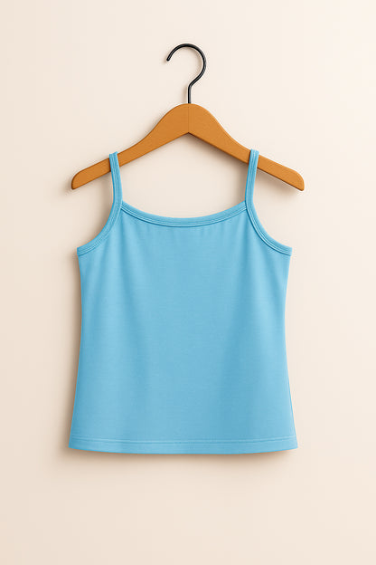 Kidaroo girl's solid pure cotton camisoles