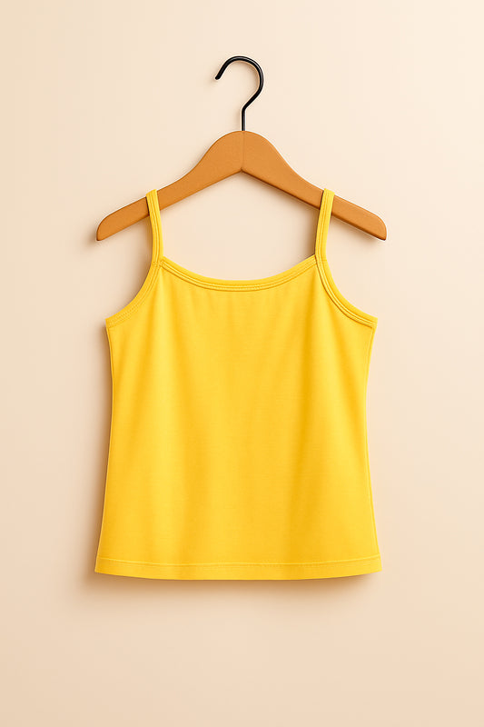 Kidaroo girl's solid pure cotton camisoles