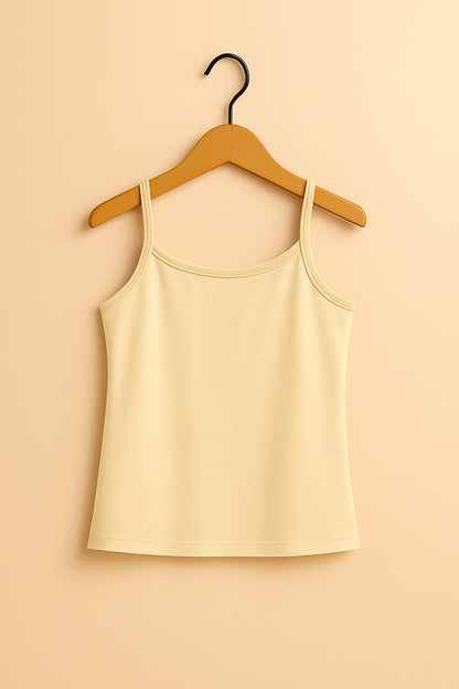 Kidaroo girl's solid pure cotton camisoles