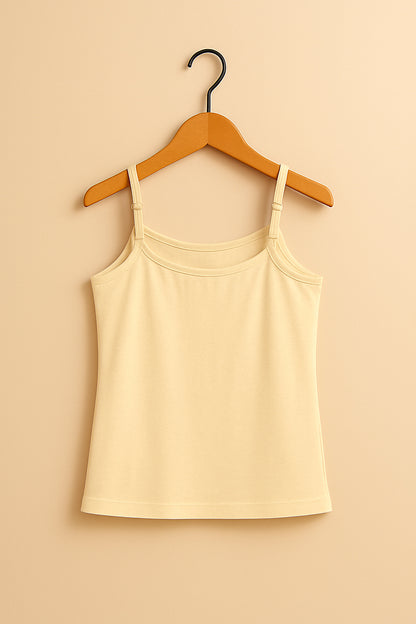 Kidaroo girl's solid pure cotton camisoles