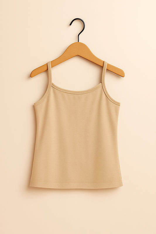 Kidaroo girl's solid pure cotton camisoles