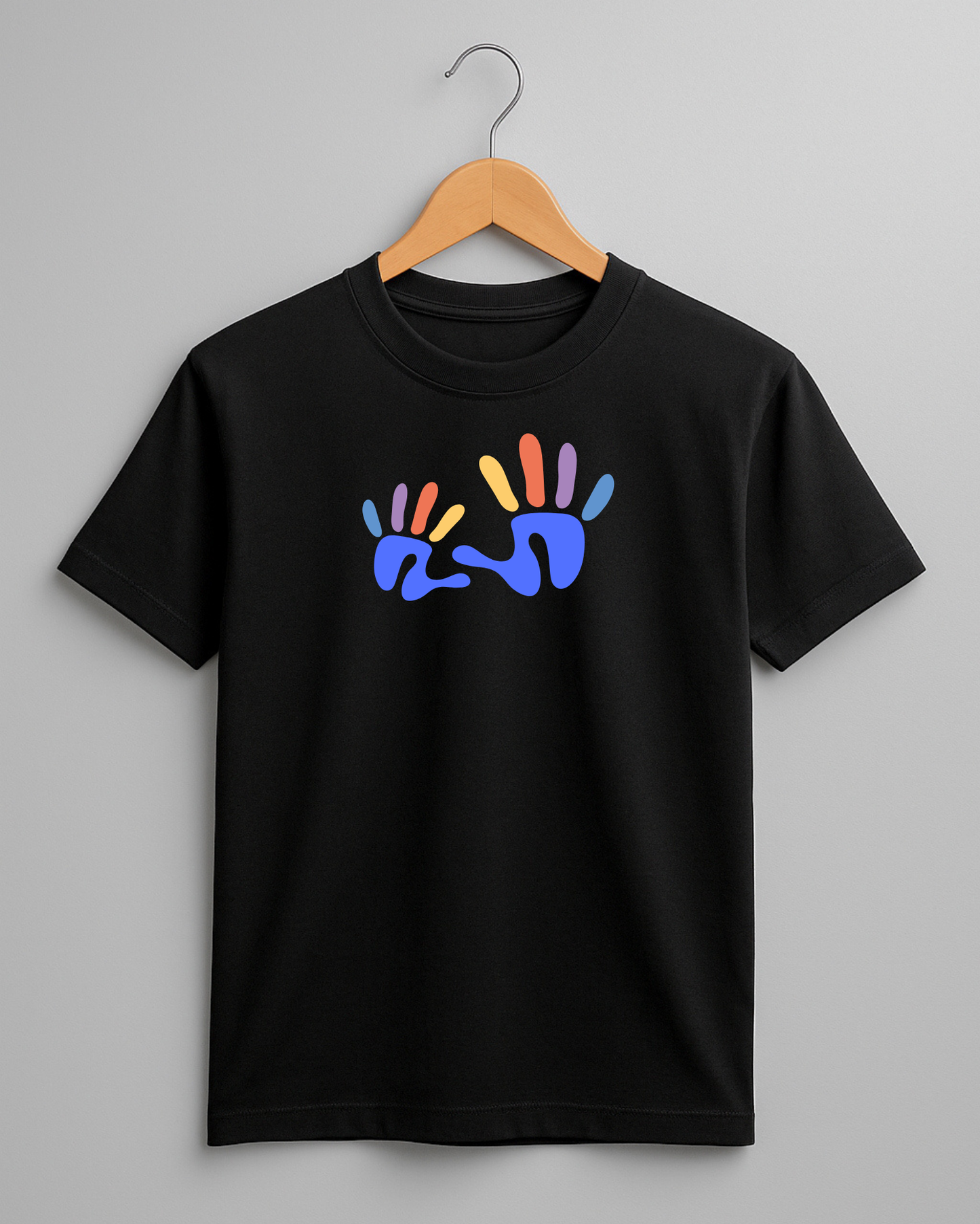 Kidaroo pure cotton boy's & girl's Hand print casual T-shirt