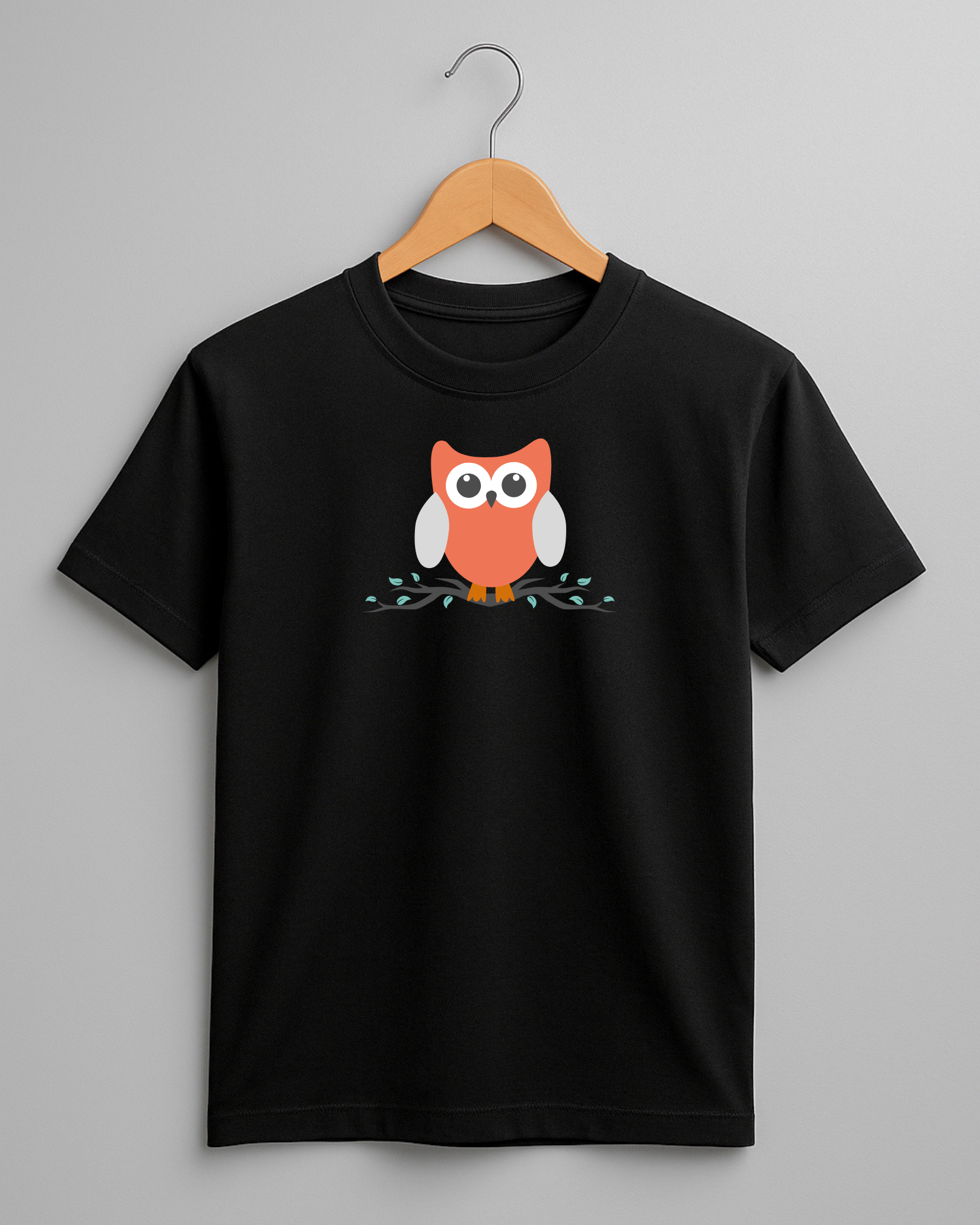 Kidaroo pure cotton boy's & girl's Owl print casual T-shirt
