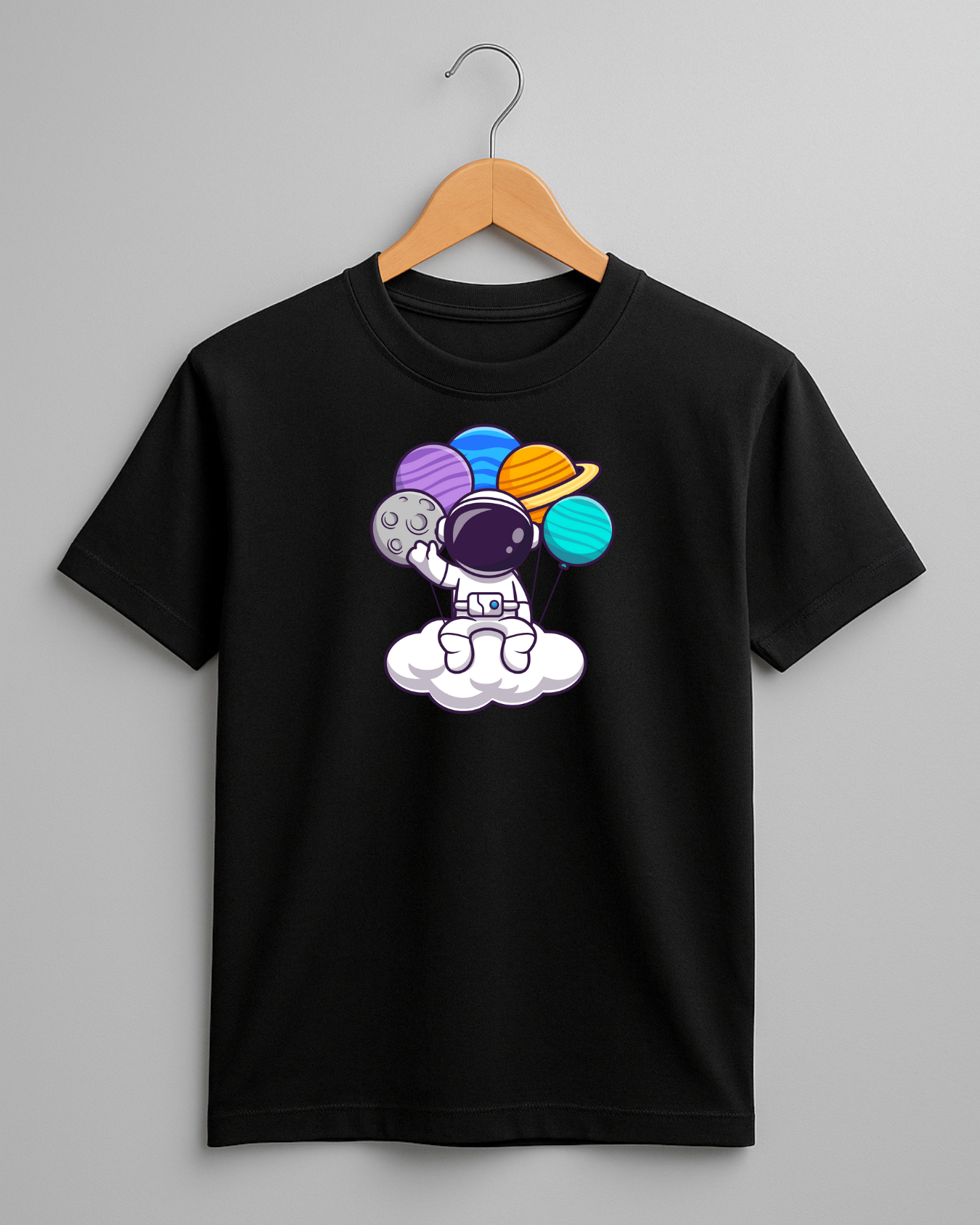 Kidaroo pure cotton boy's & girl's Space print casual T-shirt