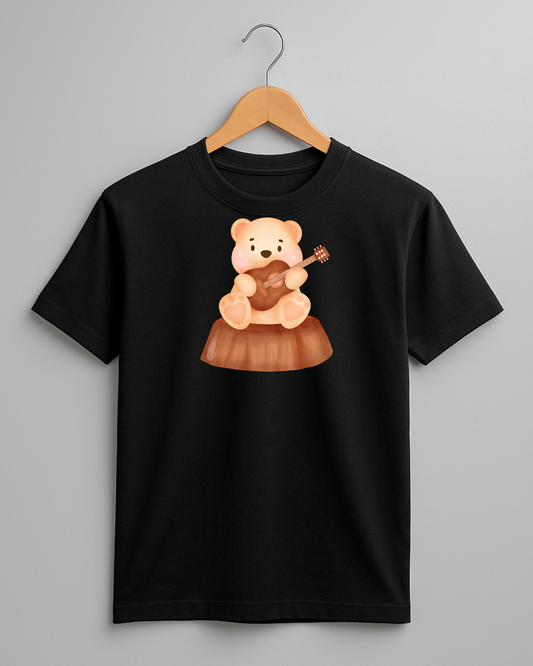 Kidaroo pure cotton boy's & girl's Teddy print casual T-shirt