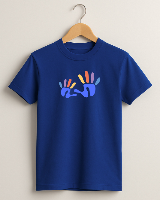 Kidaroo pure cotton boy's & girl's Hand print casual T-shirt