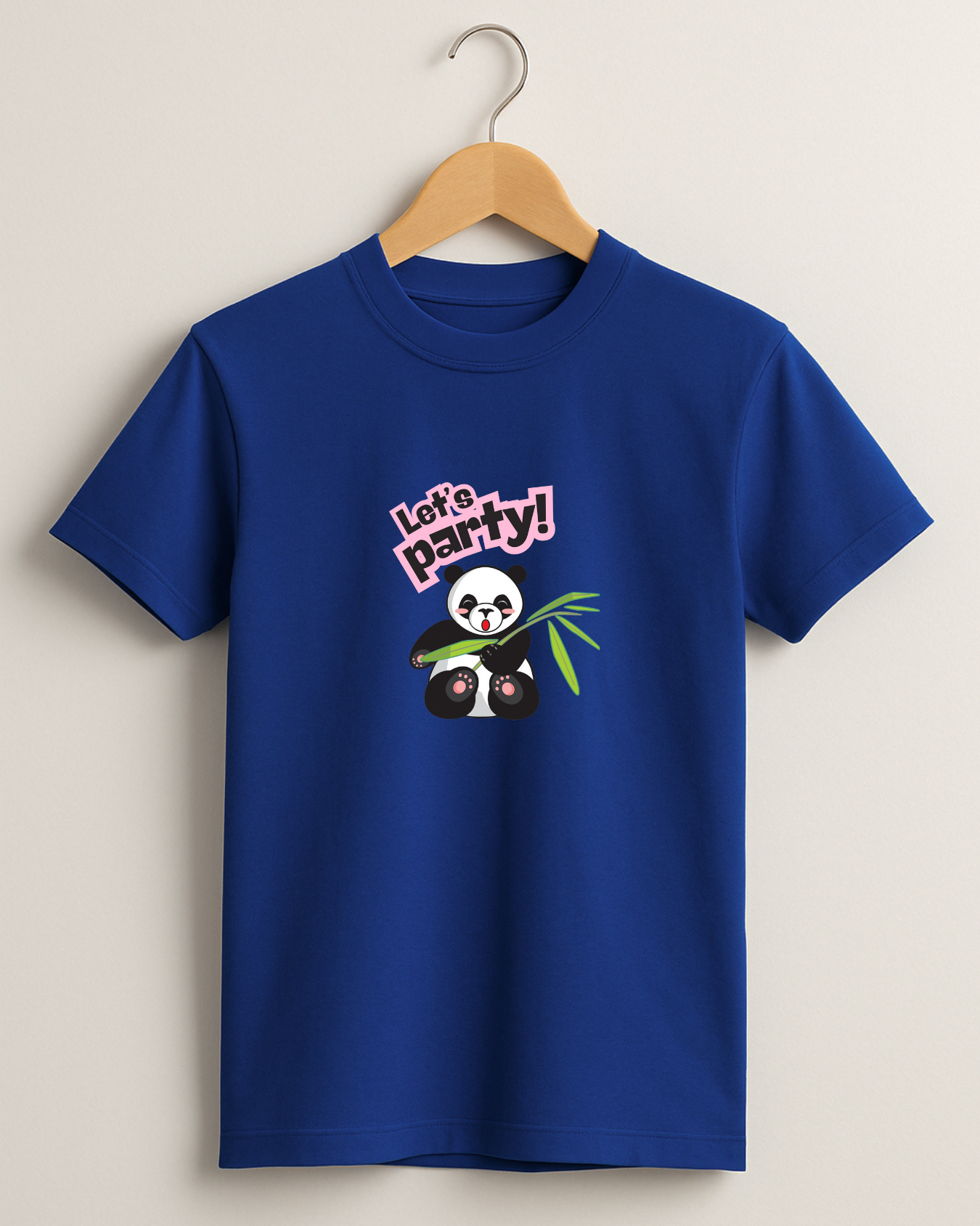 Misbis pure cotton boy's & girl's Panda print casual T-shirt