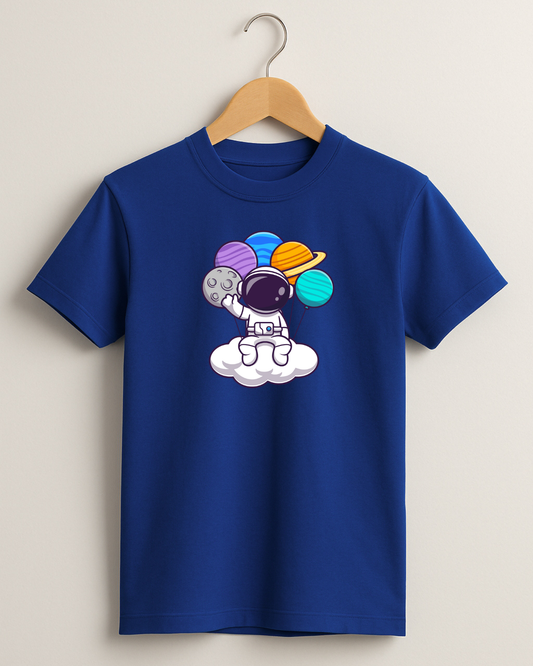 Kidaroo pure cotton boy's & girl's Space print casual T-shirt