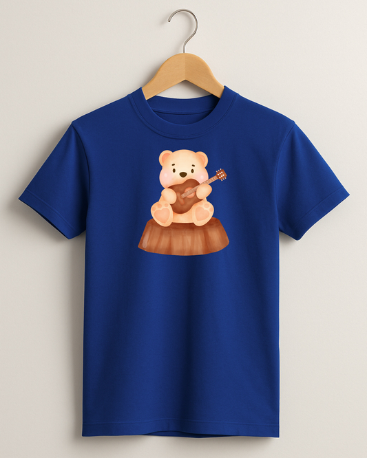 Kidaroo pure cotton boy's & girl's Teddy print casual T-shirt