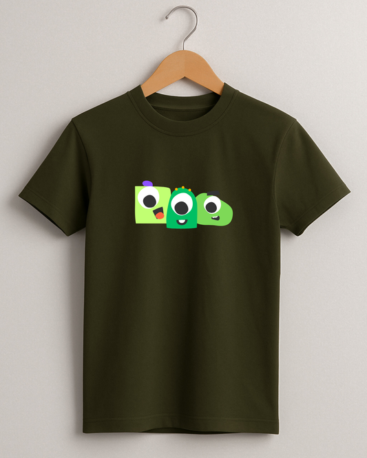 Kidaroo pure cotton boy's & girl's Alien print casual T-shirt