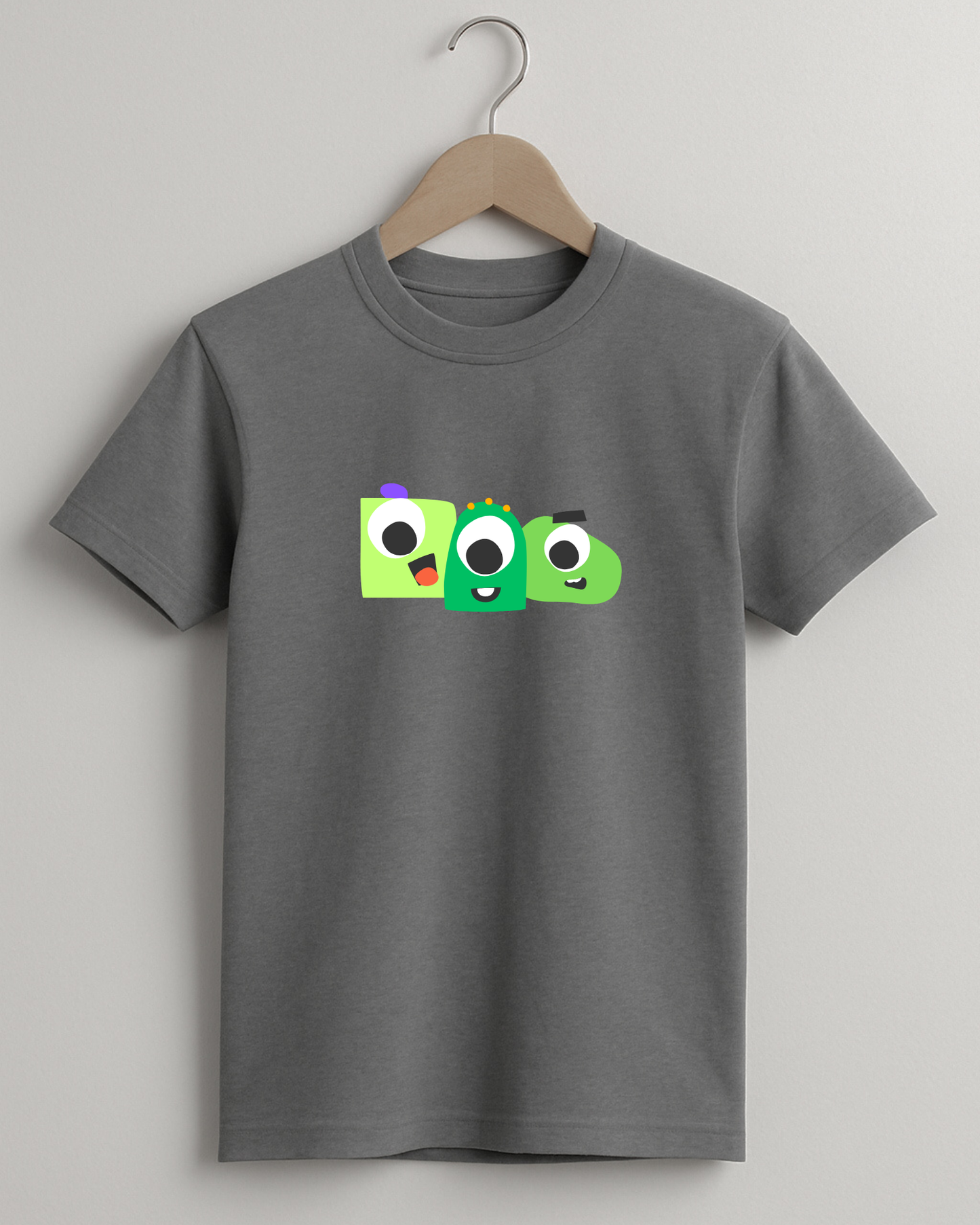 Kidaroo pure cotton boy's & girl's Alien print casual T-shirt
