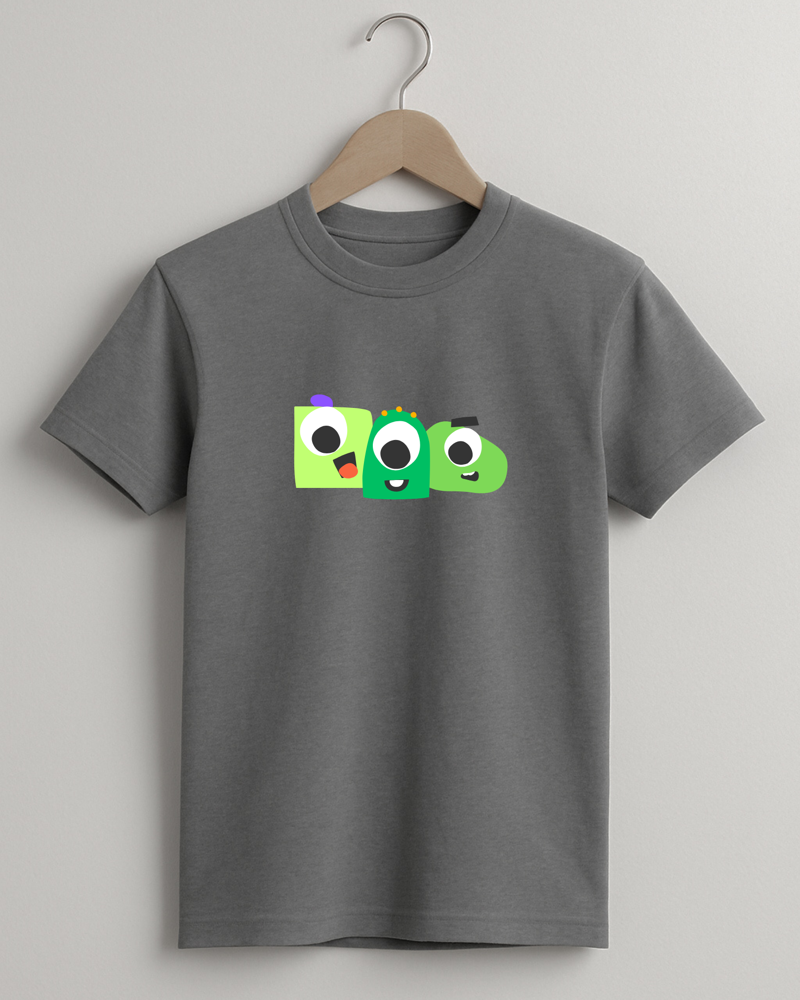 Kidaroo pure cotton boy's & girl's Alien print casual T-shirt