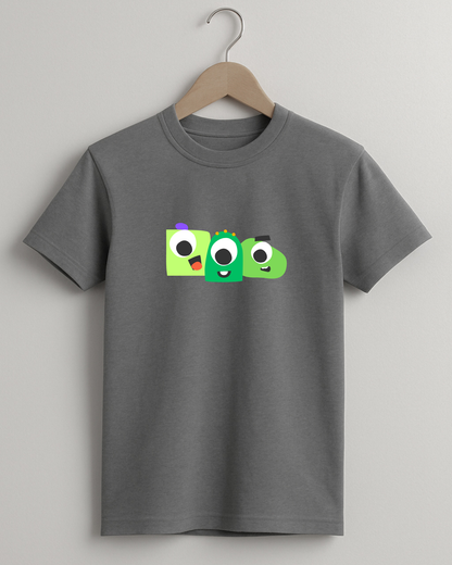 Kidaroo pure cotton boy's & girl's Alien print casual T-shirt