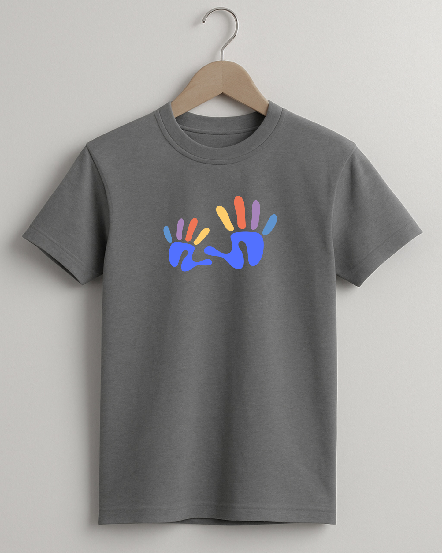 Kidaroo pure cotton boy's & girl's Hand print casual T-shirt
