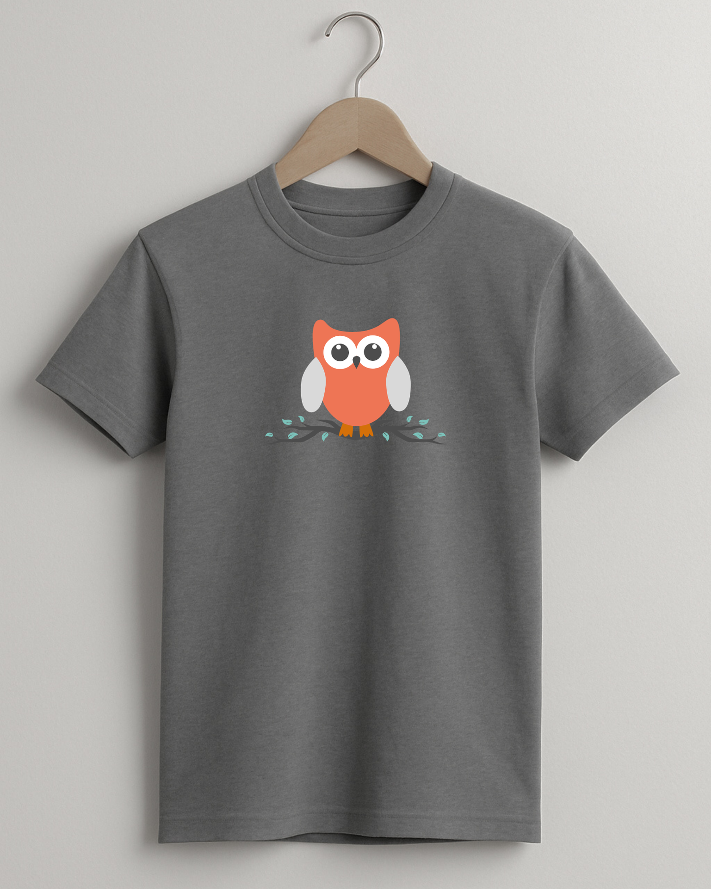 Kidaroo pure cotton boy's & girl's Owl print casual T-shirt