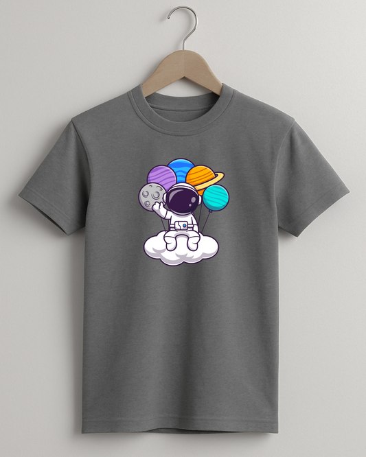 Kidaroo pure cotton boy's & girl's Space print casual T-shirt