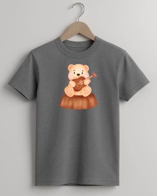 Kidaroo pure cotton boy's & girl's Teddy print casual T-shirt