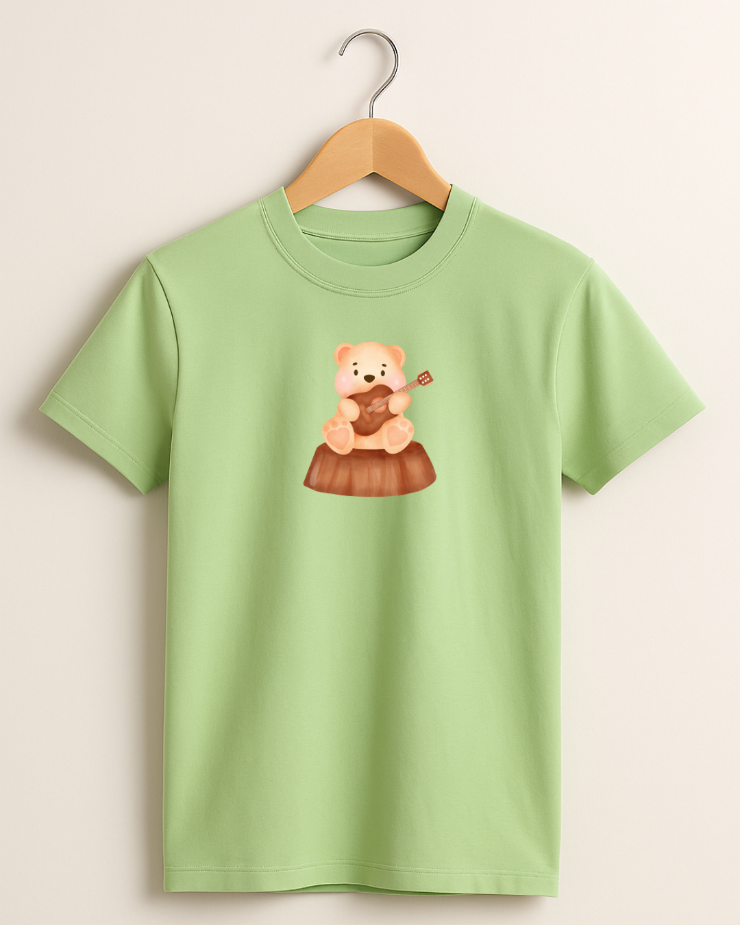 Kidaroo pure cotton boy's & girl's Teddy print casual T-shirt