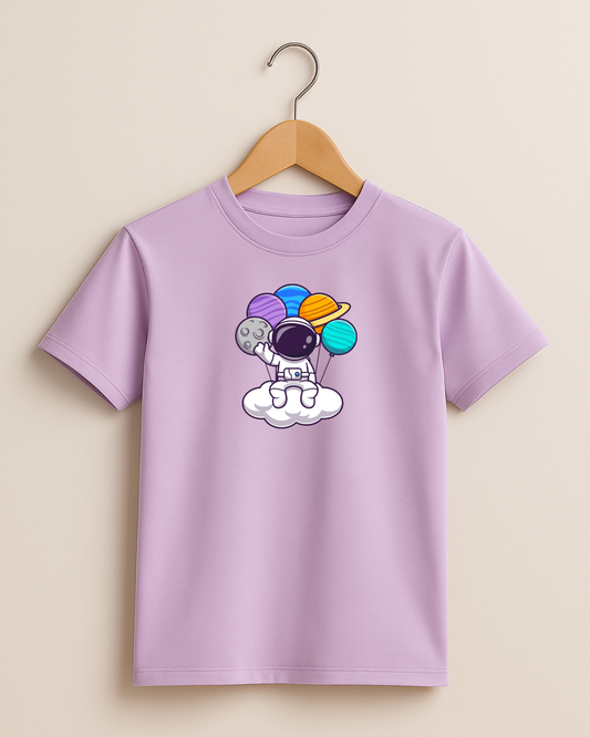 Kidaroo pure cotton boy's & girl's Space print casual T-shirt
