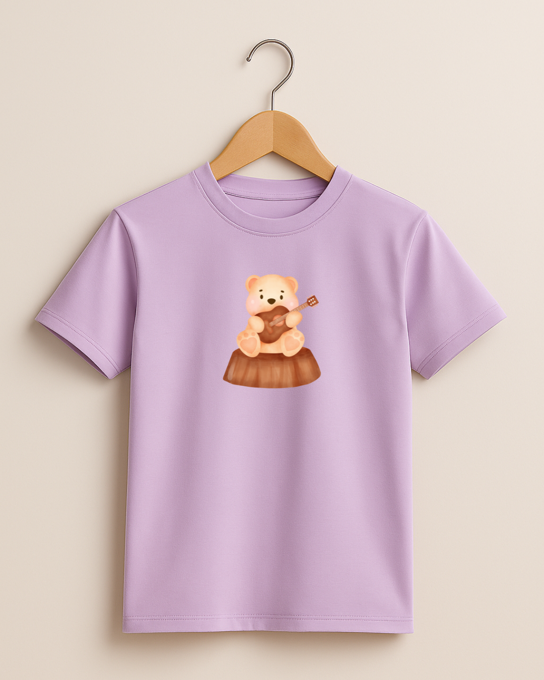 Kidaroo pure cotton boy's & girl's Teddy print casual T-shirt