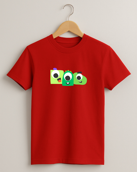 Kidaroo pure cotton boy's & girl's Alien print casual T-shirt