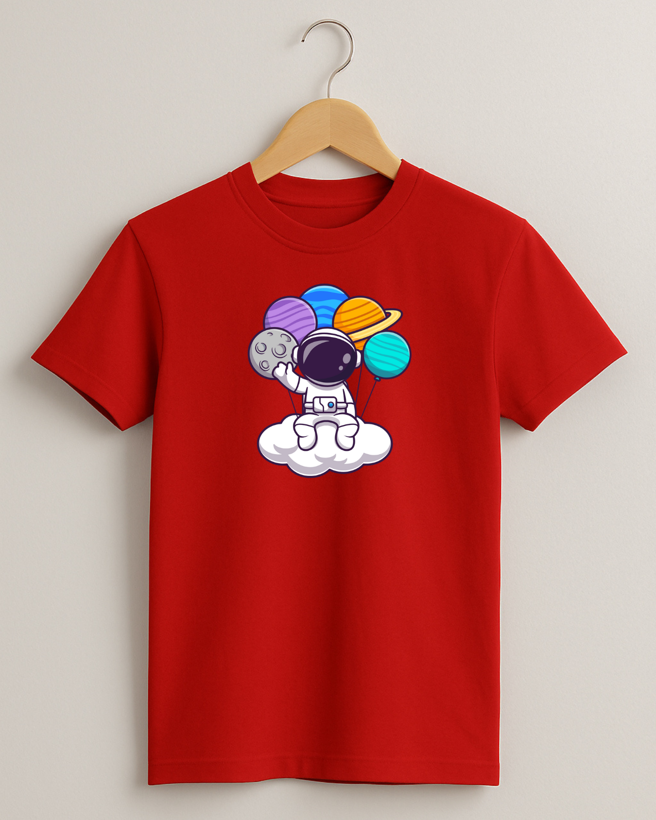 Kidaroo pure cotton boy's & girl's Space print casual T-shirt