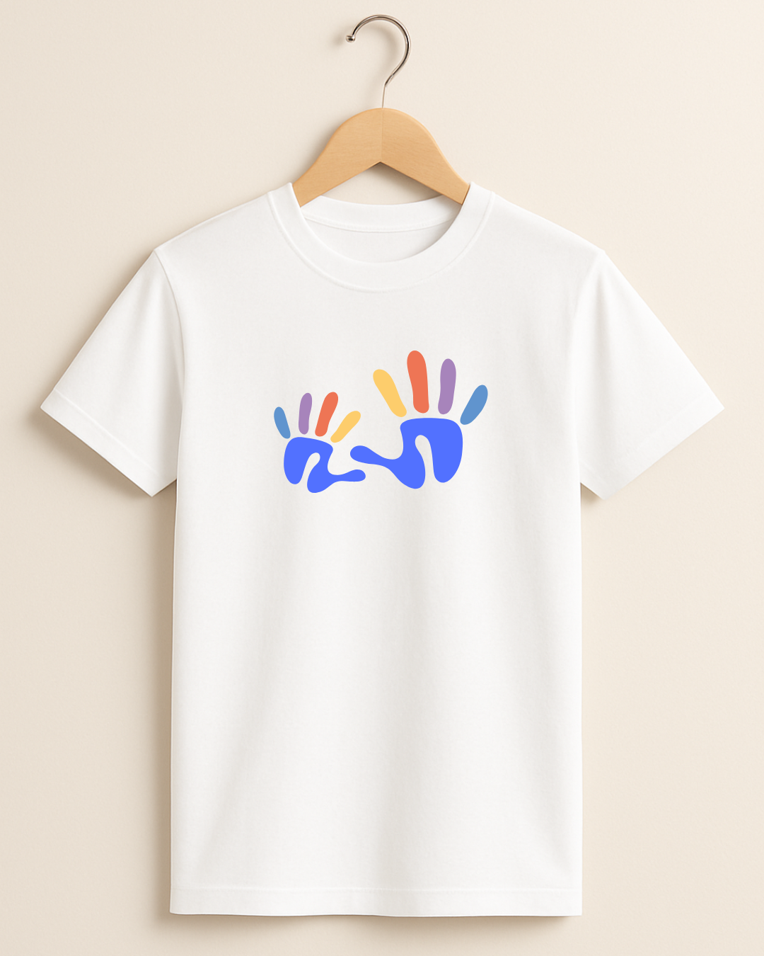 Kidaroo pure cotton boy's & girl's Hand print casual T-shirt
