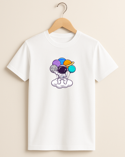 Kidaroo pure cotton boy's & girl's Space print casual T-shirt