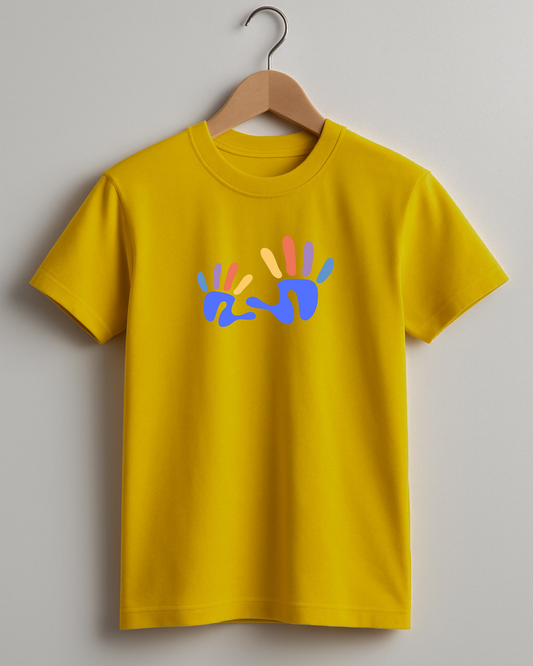 Kidaroo pure cotton boy's & girl's Hand print casual T-shirt