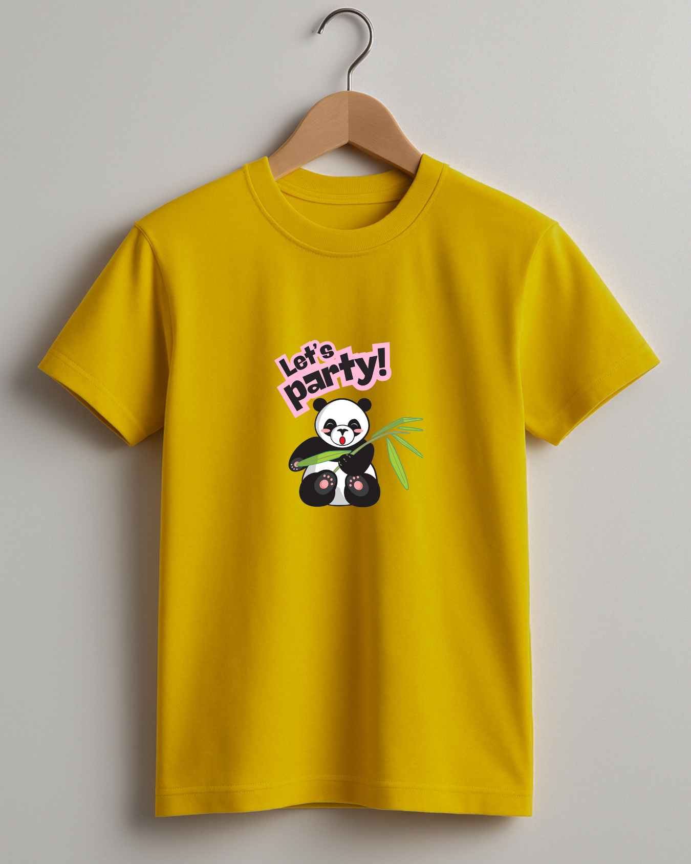 Misbis pure cotton boy's & girl's Panda print casual T-shirt