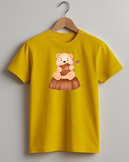 Kidaroo pure cotton boy's & girl's Teddy print casual T-shirt