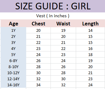 Kidaroo girl's solid pure cotton innerwear vest